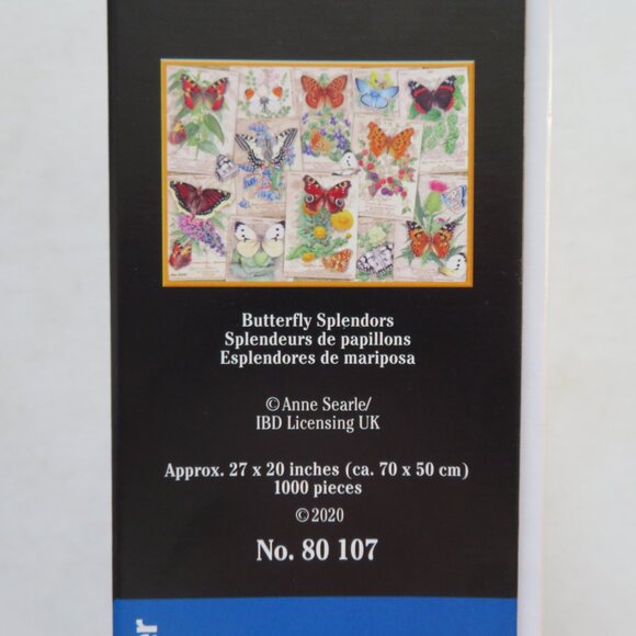 Ravensburger 1000 Piece Jigsaw Puzzle "Butterfly Splendors" - Picture 3 of 6
